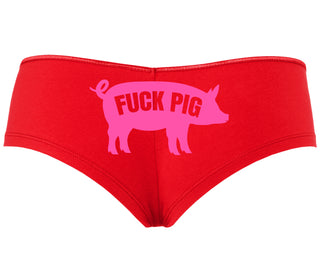 Fuck Pig - Red Boyshort