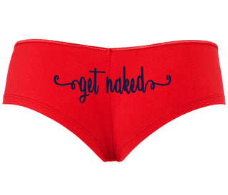 Get Naked - Red Boyshort