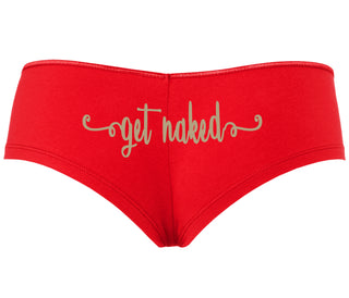 Get Naked - Red Boyshort