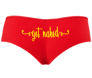 Get Naked - Red Boyshort