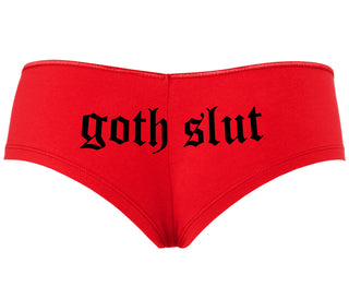 Goth Slut - Red Boyshort