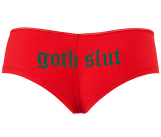 Goth Slut - Red Boyshort