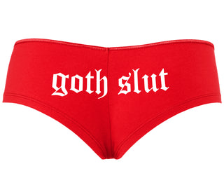 Goth Slut - Red Boyshort