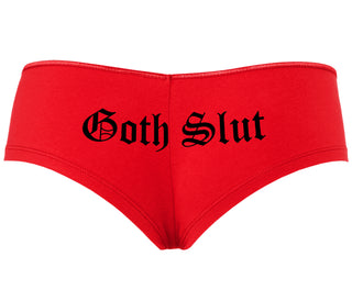 Goth Slut - Red Boyshort