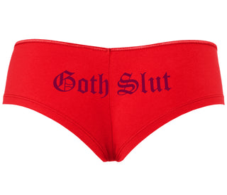 Goth Slut - Red Boyshort