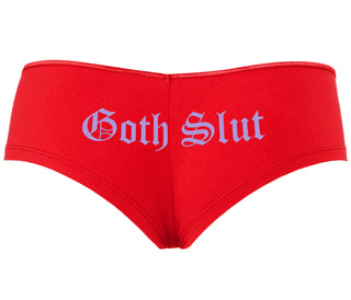Goth Slut - Red Boyshort
