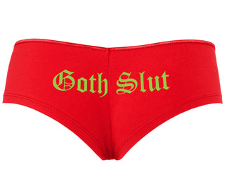 Goth Slut - Red Boyshort