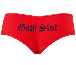 Goth Slut - Red Boyshort