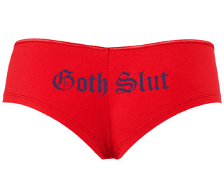 Goth Slut - Red Boyshort
