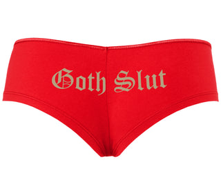 Goth Slut - Red Boyshort
