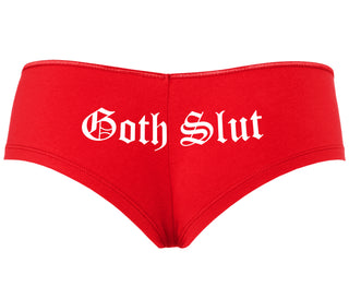 Goth Slut - Red Boyshort