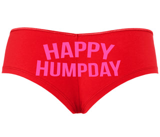 Happy Humpday - Red Boyshort