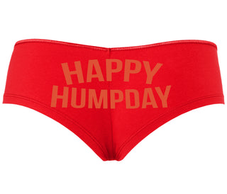 Happy Humpday - Red Boyshort