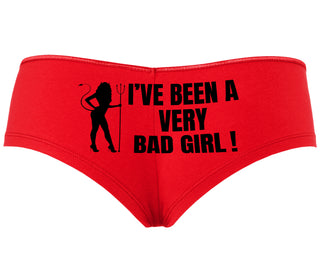 I've Been A Very Bad Girl - Red Boyshort