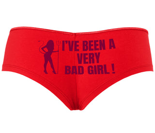 I've Been A Very Bad Girl - Red Boyshort