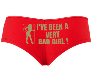 I've Been A Very Bad Girl - Red Boyshort