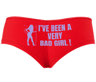 I've Been A Very Bad Girl - Red Boyshort