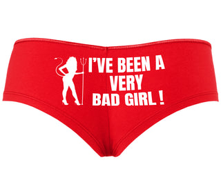 I've Been A Very Bad Girl - Red Boyshort