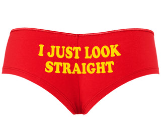 I Just Look Straight - Red Boyshort