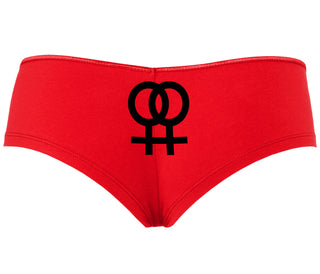 Lesbian Sign - Red Boyshort
