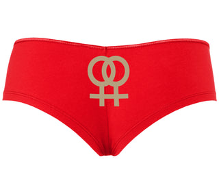Lesbian Sign - Red Boyshort