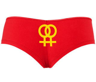 Lesbian Sign - Red Boyshort