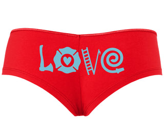 Love Fire Fighter - Red Boyshort