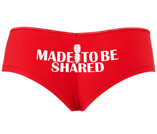 Made To Be Shared - Red Boyshort