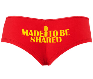 Made To Be Shared - Red Boyshort