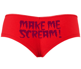 Make Me Scream - Red Boyshort