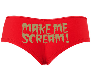 Make Me Scream - Red Boyshort