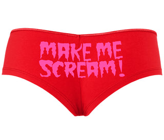 Make Me Scream - Red Boyshort