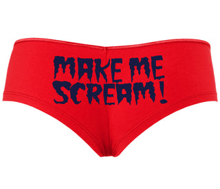 Make Me Scream - Red Boyshort