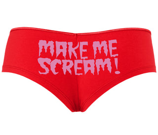 Make Me Scream - Red Boyshort