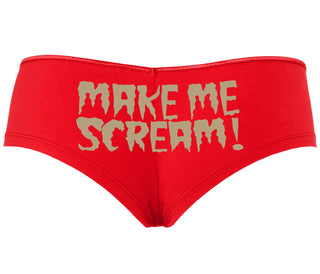Make Me Scream - Red Boyshort