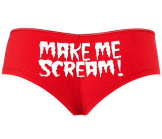Make Me Scream - Red Boyshort