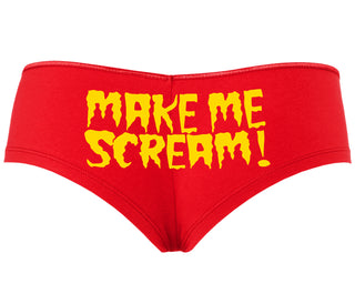 Make Me Scream - Red Boyshort