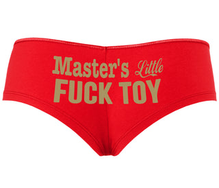 Master's Little Fuck Toy - Red Boyshort