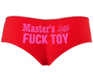 Master's Little Fuck Toy - Red Boyshort