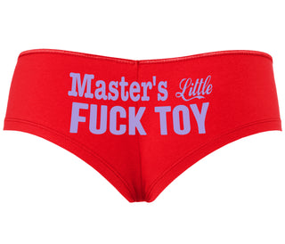 Master's Little Fuck Toy - Red Boyshort