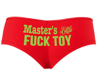 Master's Little Fuck Toy - Red Boyshort
