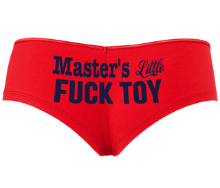 Master's Little Fuck Toy - Red Boyshort