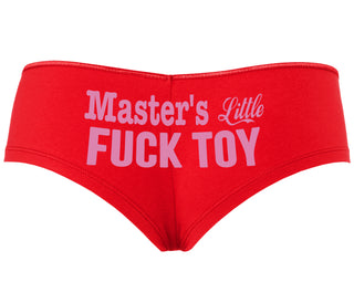 Master's Little Fuck Toy - Red Boyshort