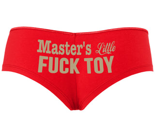 Master's Little Fuck Toy - Red Boyshort