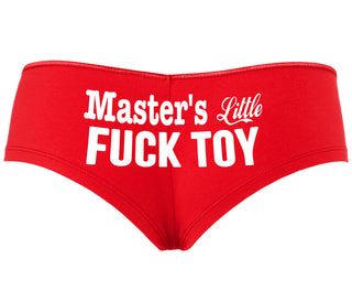 Master's Little Fuck Toy - Red Boyshort