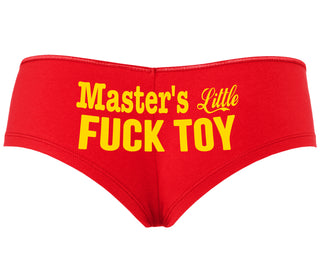 Master's Little Fuck Toy - Red Boyshort
