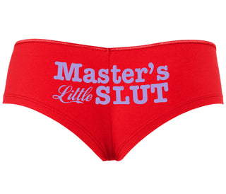 Master's Little Slut - Red Boyshort