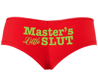 Master's Little Slut - Red Boyshort