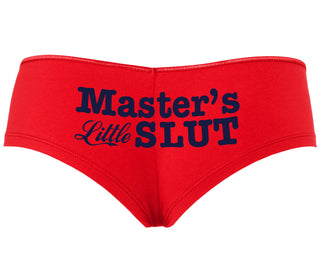 Master's Little Slut - Red Boyshort