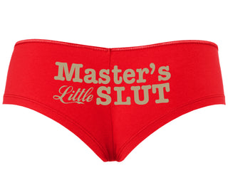 Master's Little Slut - Red Boyshort